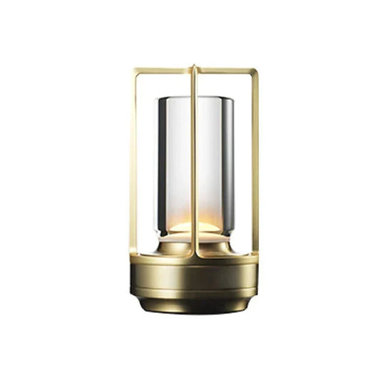 Table Lamp Cordless Rechargeable Touch Dimming Three Light Colors
