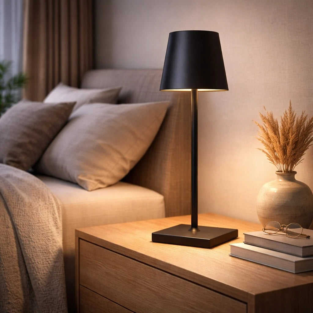 Table Lamp Cordless Touch Control USB Rechargeable 16-Hour Runtime