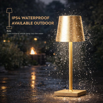 Table Lamp Cordless Touch Control USB Rechargeable 16-Hour Runtime