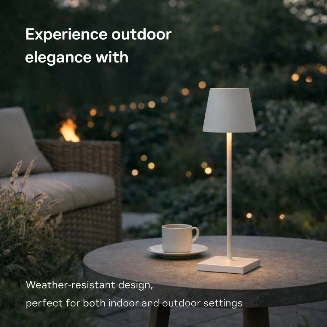 Table Lamp Cordless Touch Control USB Rechargeable 16-Hour Runtime