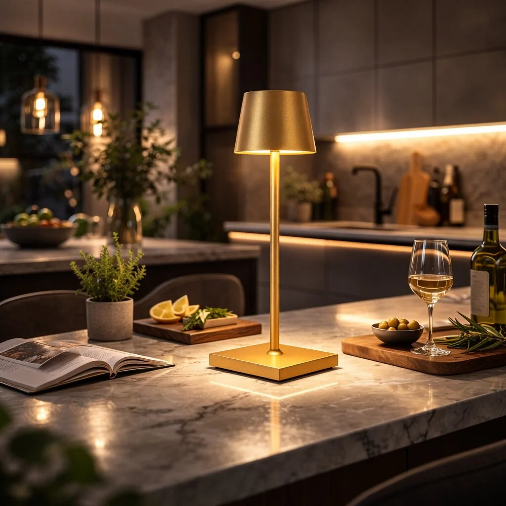 Table Lamp Cordless Touch Control USB Rechargeable 16-Hour Runtime