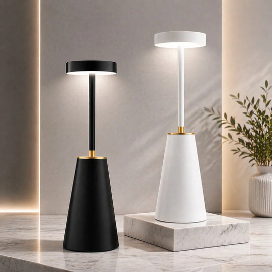 Table Lamp Cordless Touch Dimmable USB Rechargeable