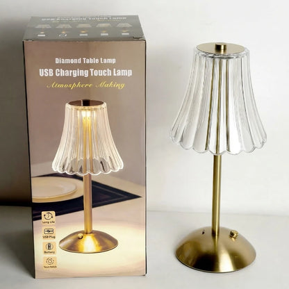 Table Lamp Cordless USB-C Rechargeable Touch Control