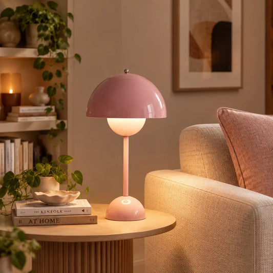 Table Lamp Dome Shade Focused Downward Light E27 Compatible