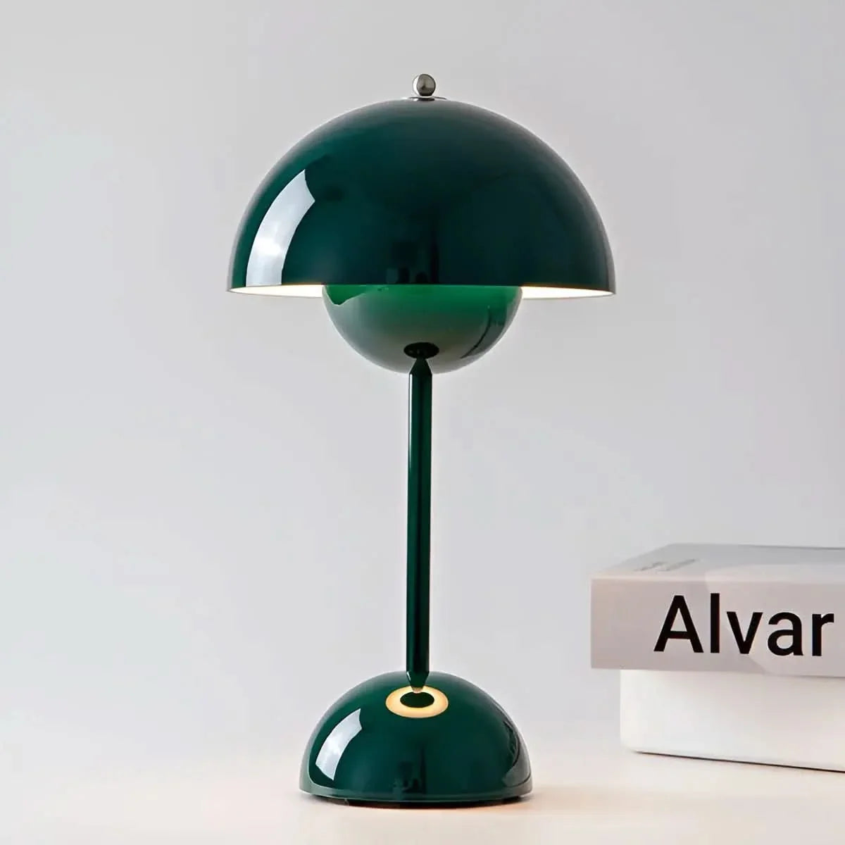 Table Lamp Dome Shade Focused Downward Light E27 Compatible
