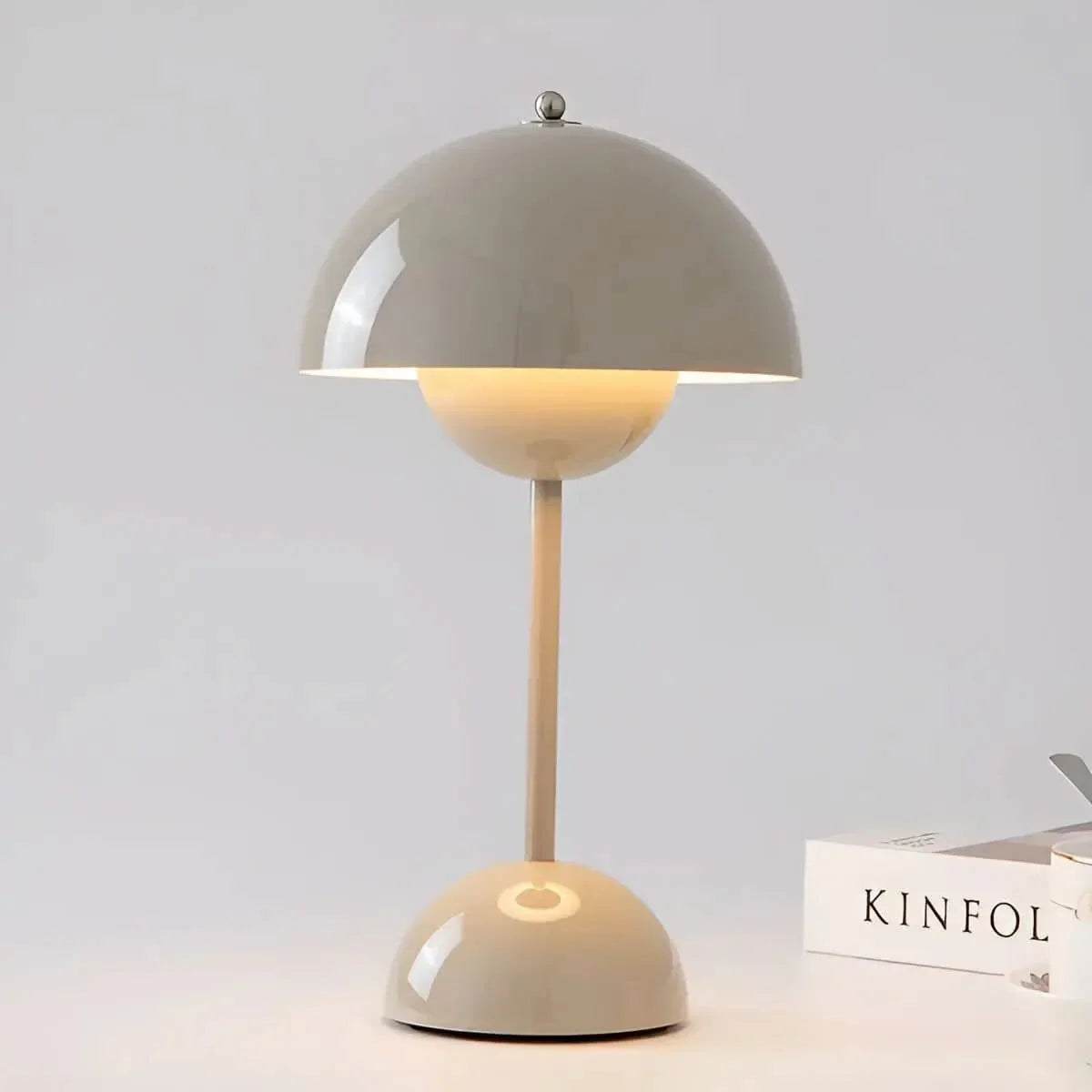 Table Lamp Dome Shade Focused Downward Light E27 Compatible