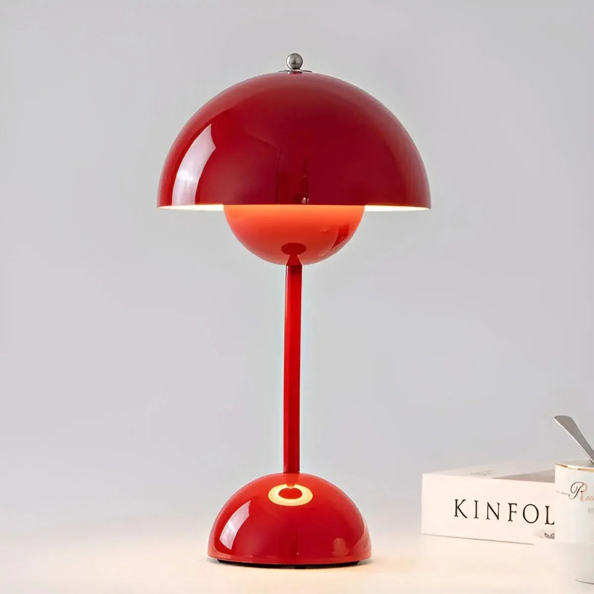 Table Lamp Dome Shade Focused Downward Light E27 Compatible