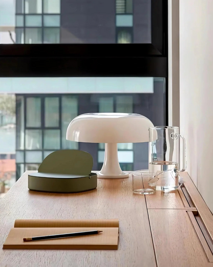 Table Lamp Dome Warm LED Compact Footprint