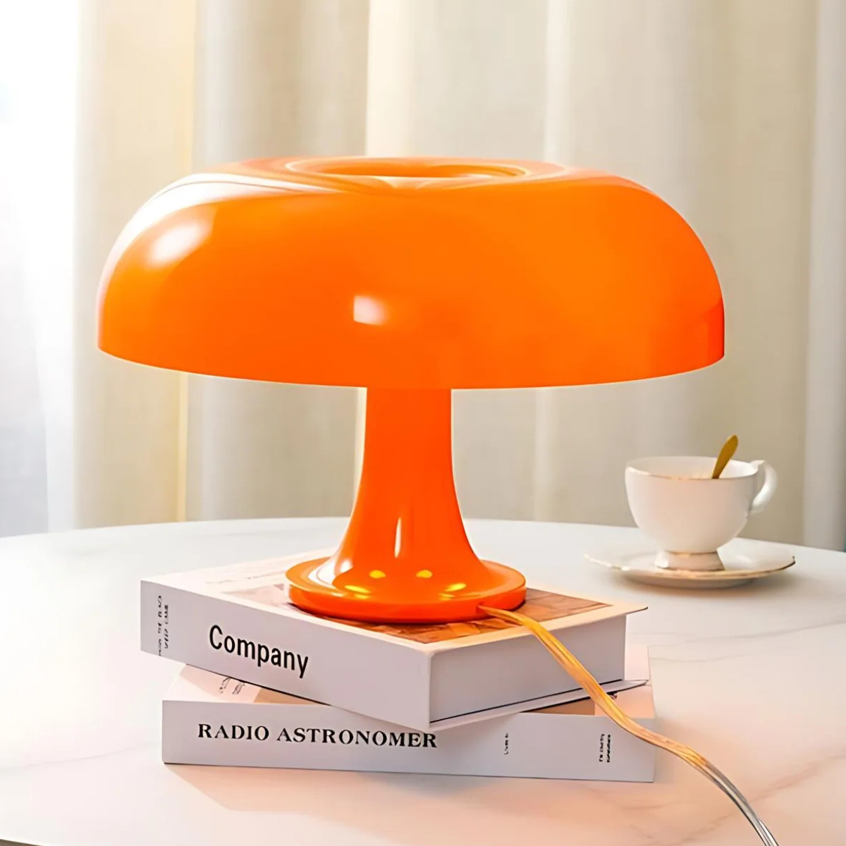 Table Lamp Dome Warm LED Compact Footprint