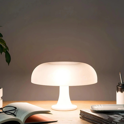 Table Lamp Dome Warm LED Compact Footprint