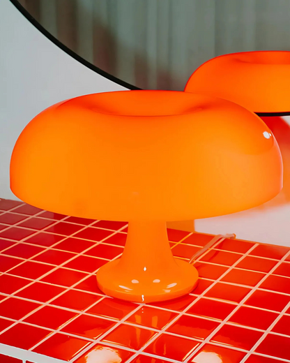 Table Lamp Dome Warm LED Compact Footprint