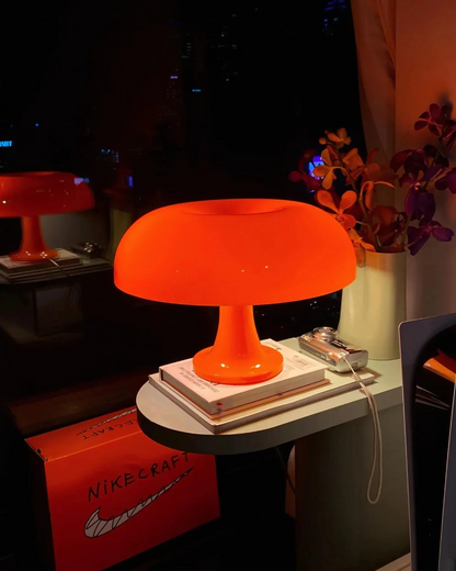 Table Lamp Dome Warm LED Compact Footprint
