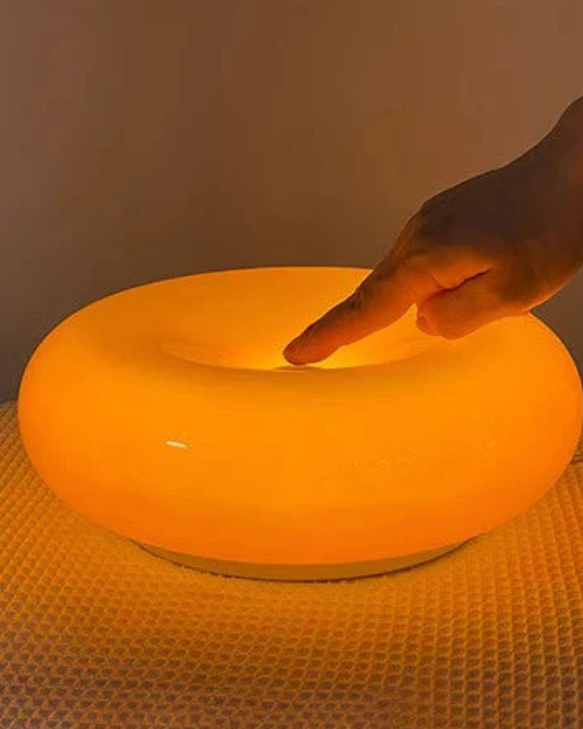 Table Lamp Donut Shape Soft Diffuse LED Energy-Saving