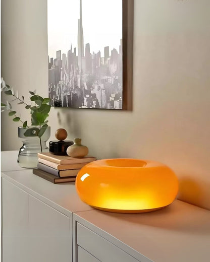Table Lamp Donut Shape Soft Diffuse LED Energy-Saving