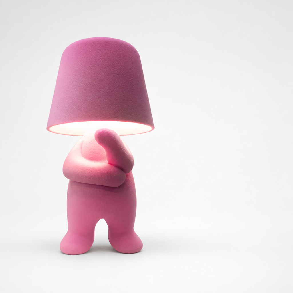 Table Lamp Figurine LED & Rechargeable Battery