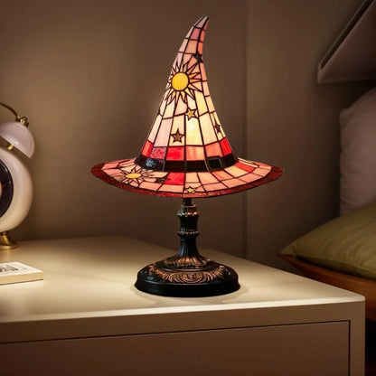 Table Lamp Handmade Stained Glass USB-Powered