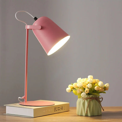 Table Lamp Iron Bucket Design E27 Socket