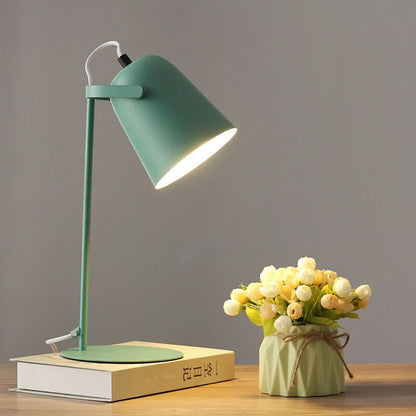 Table Lamp Iron Bucket Design E27 Socket