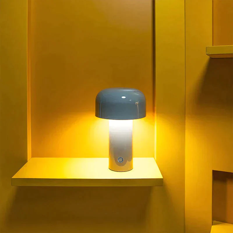 Table Lamp Rechargeable Aluminum USB Dimmer