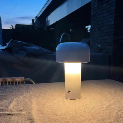 Table Lamp Rechargeable Aluminum USB Dimmer