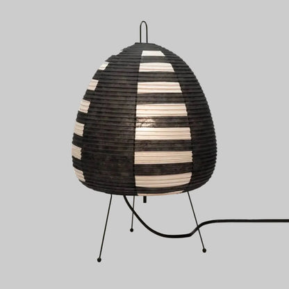 Table Lamp Rice Paper Shade Warm Ambient Light 15.75 Inch