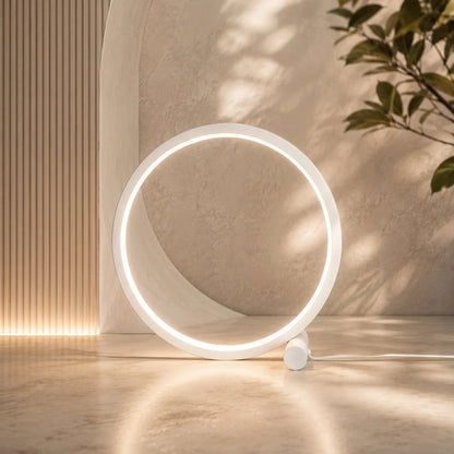 Table Lamp Round Minimalist Dimmable LED