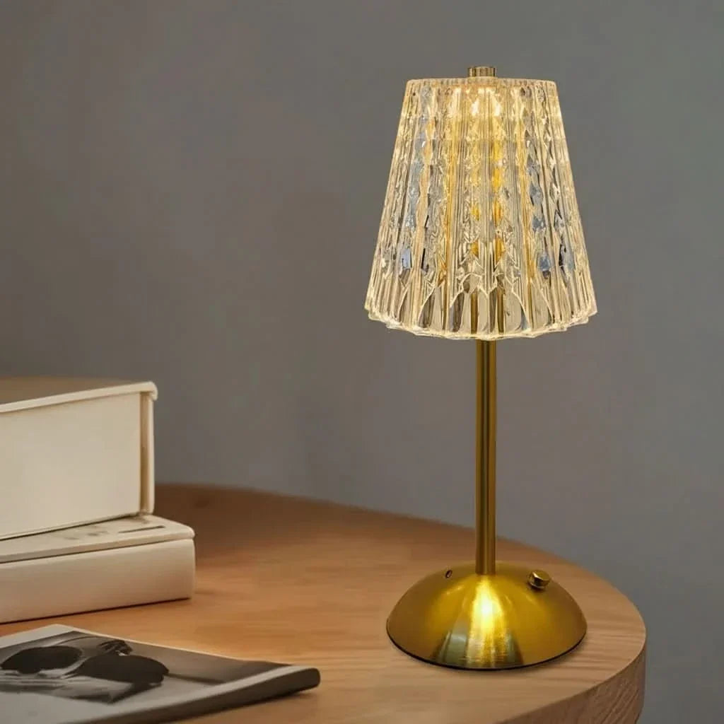 Table Lamp Touch Dimmer 3-Mode USB Rechargeable