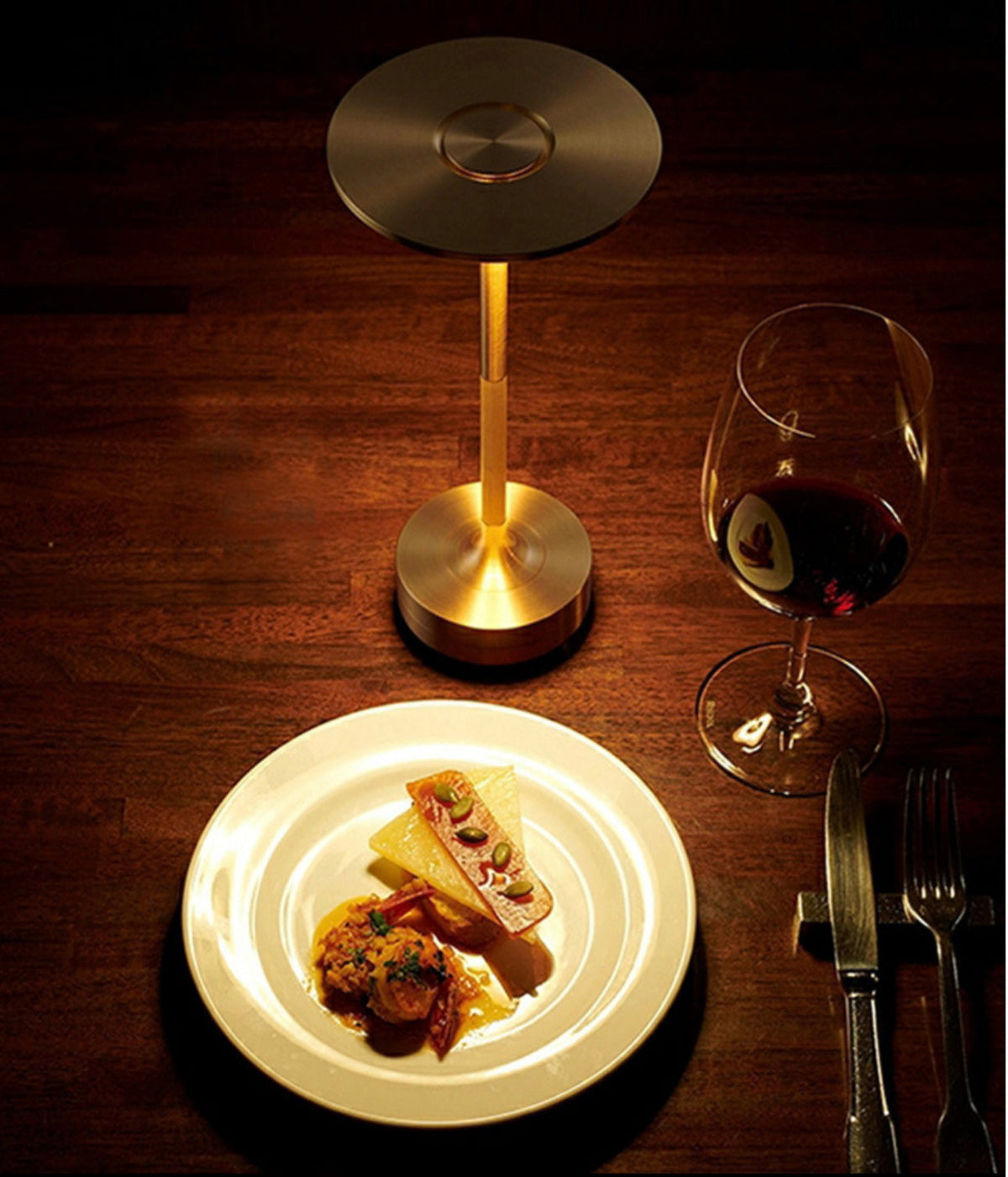Table Lamp Wireless Rechargeable Touch Dimmer