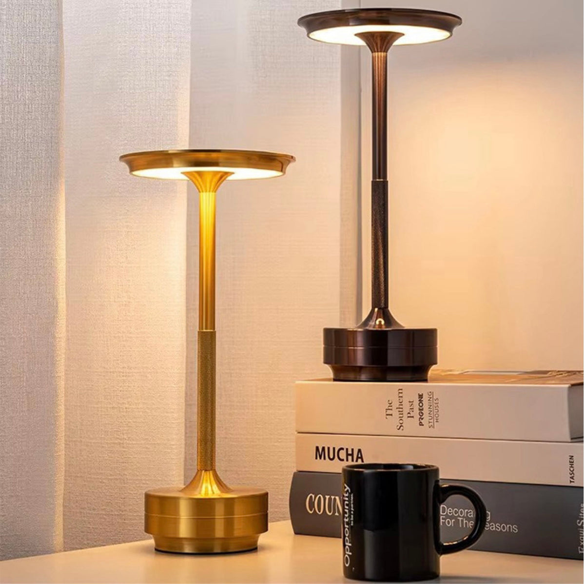 Table Lamp Wireless Rechargeable Touch Dimmer