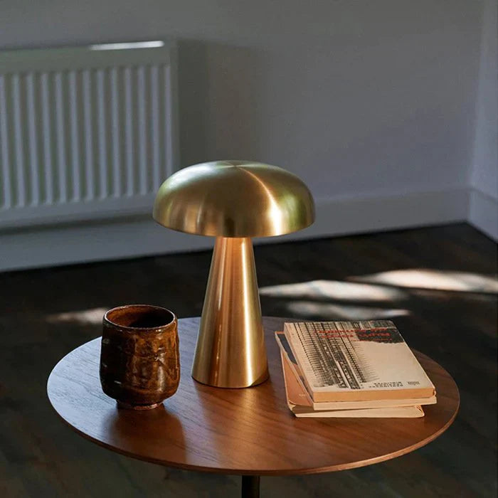 Table Lamp Wireless Rechargeable Touch Dimmer Metal Base