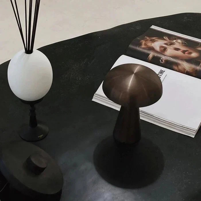 Table Lamp Wireless Rechargeable Touch Dimmer Metal Base
