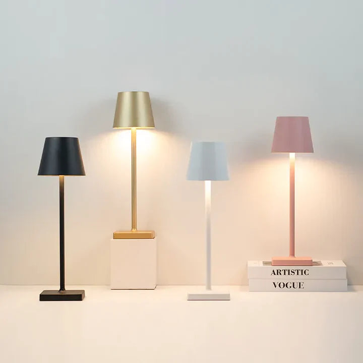 Table Lamp Wireless Touch Dimmer USB-C Rechargeable 16-Hour