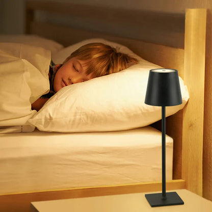 Table Lamp Wireless Touch Dimmer USB-C Rechargeable 16-Hour