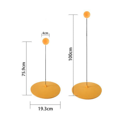 Table Tennis Training Set Flexible Spring Arm Walnut Paddles