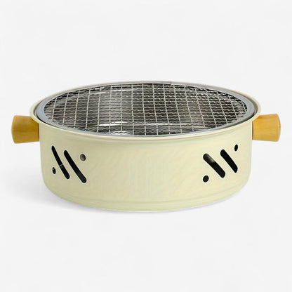Tabletop Charcoal Grill Compact Stainless Steel Grate