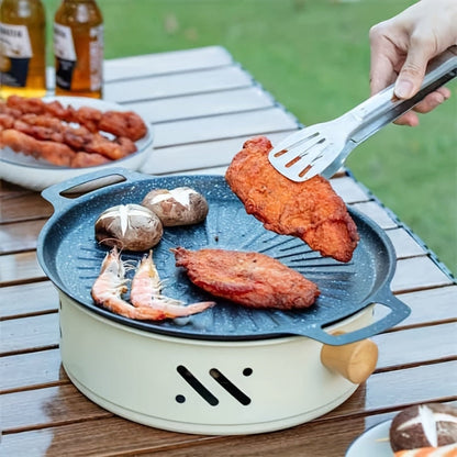 Tabletop Charcoal Grill Compact Stainless Steel Grate