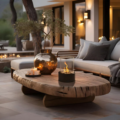 Tabletop Fireplace Bioethanol Smokeless Portable Indoor & Outdoor Use