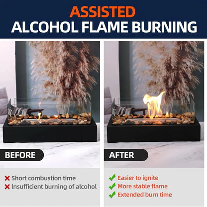 Tabletop Fireplace Stainless Steel Portable Alcohol Burner