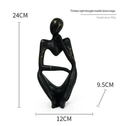 Tabletop Sculpture Minimalist Resin Compact