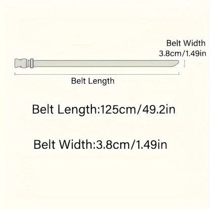 Tactical Belt Quick-Release Buckle Continuously Adjustable Woven Nylon