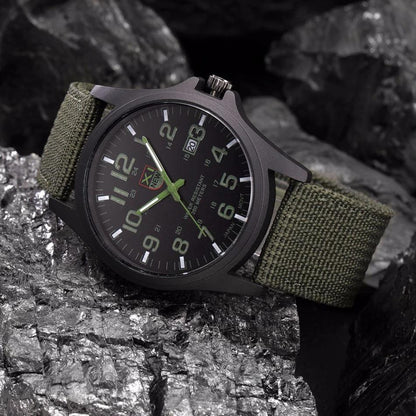 Tactical Men's Watch for Adventure – Shockproof, Waterproof with LED Display