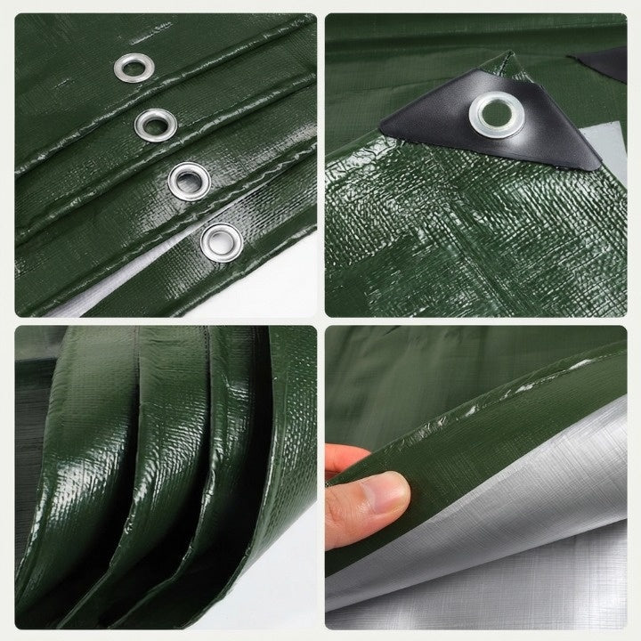 Tarpaulin Cover Waterproof Heat-Sealed UV-Blocking