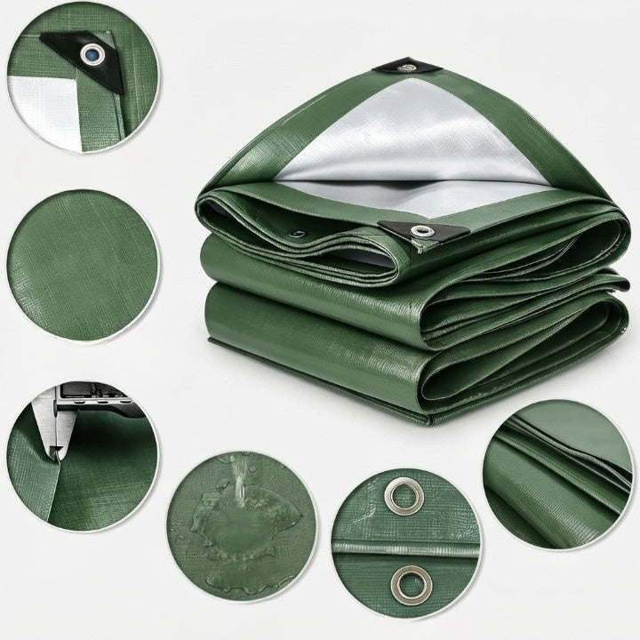 Tarpaulin Cover Waterproof Heat-Sealed UV-Blocking