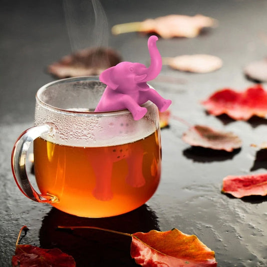 Tea Infuser Food-Grade Silicone Fine-Mesh Animal Design