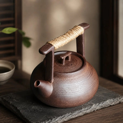 Teapot Handcrafted Ceramic Induction Compatible 350ml