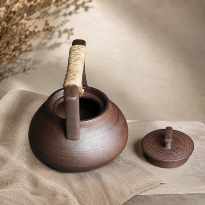 Teapot Handcrafted Ceramic Induction Compatible 350ml