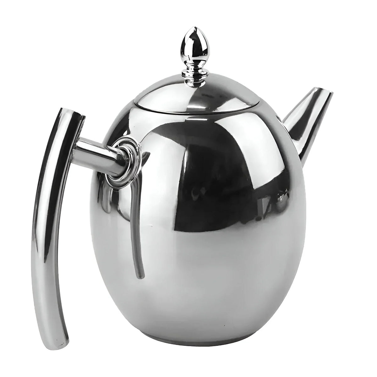 Teapot Stainless Steel Integrated Strainer 33 Ounce Capacity