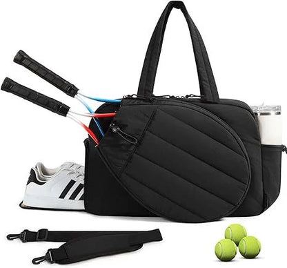 Tennis Gear Bag Water-Resistant Spacious Multiple Pockets