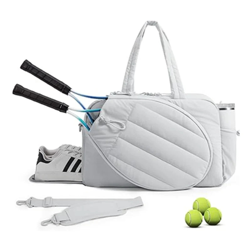 Tennis Gear Bag Water-Resistant Spacious Multiple Pockets