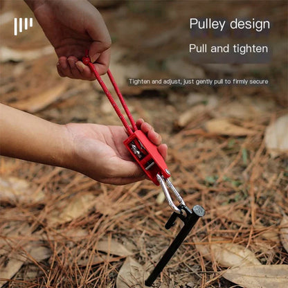 Tension Rope Knot-Free Pulley 190kg Load Weather-Resistant